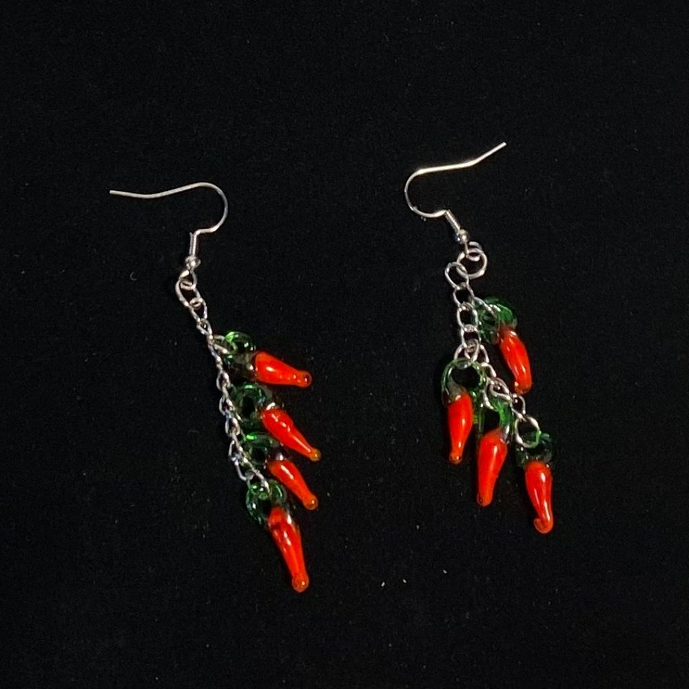 Red Chili Pepper Earrings